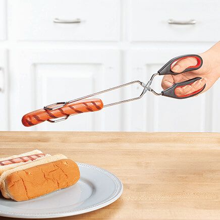 Long Handle Silicone Tongs-376762