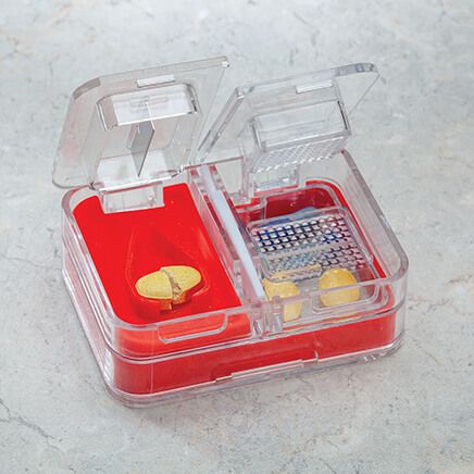 4-In-1 Pill Cutter, Crusher & Storage Container-376798