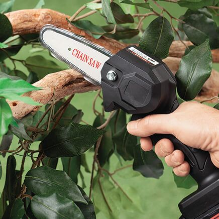 Mini Electric Rechargeable Chainsaw by LivingSURE™-376806
