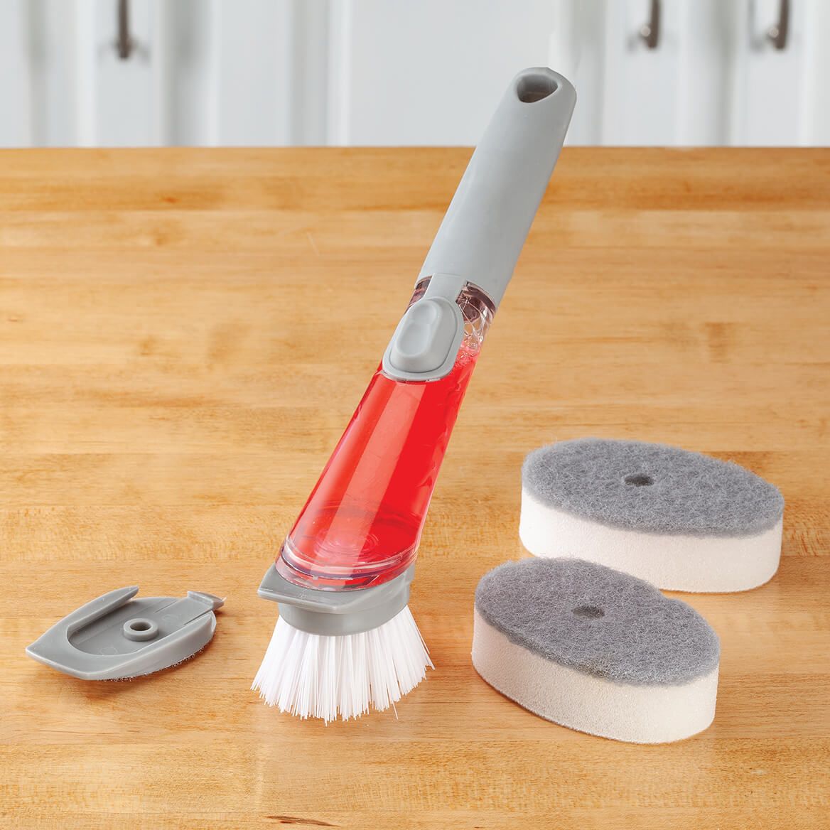 Soap Dispensing Brush with Changeable Heads by Chef's Pride™ + '-' + 376852