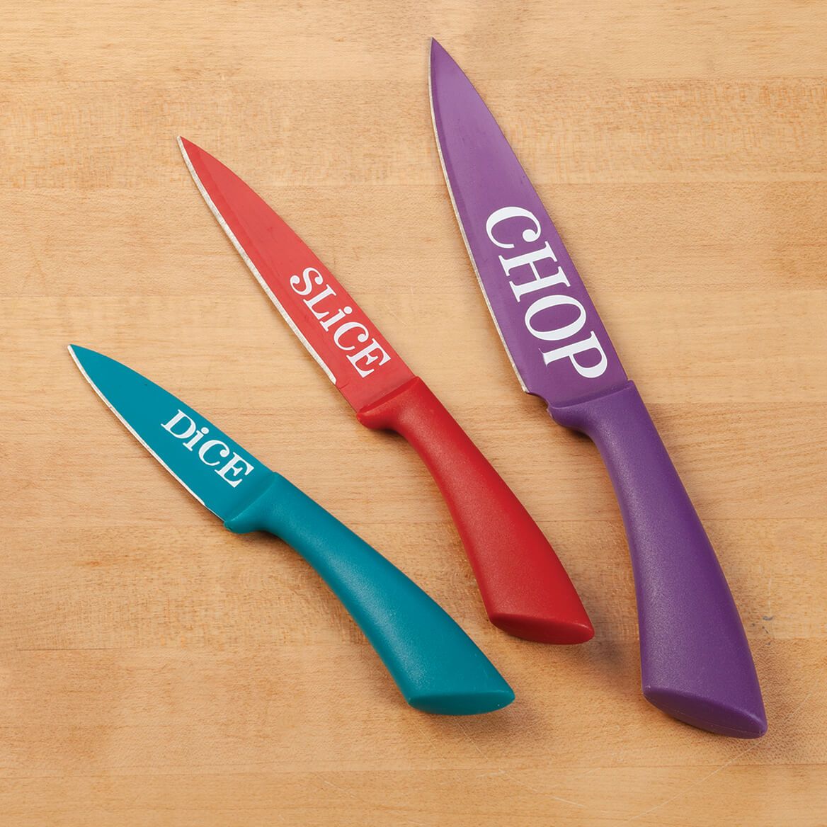 3-Piece Kitchen Chop, Slice and Dice Knife Set by Chef's Pride™ + '-' + 376860