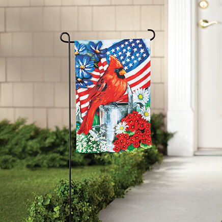 Patriotic Cardinal Garden Flag by Fox River™ Creations-377026
