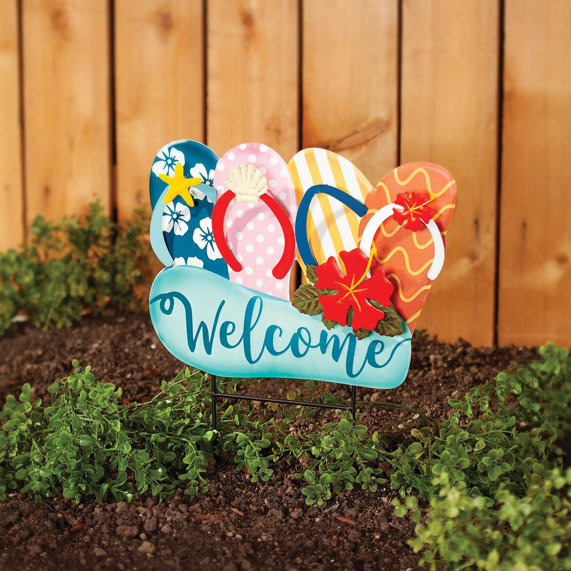 Welcome Flip Flop Stake by Fox River™ Creations + '-' + 377072