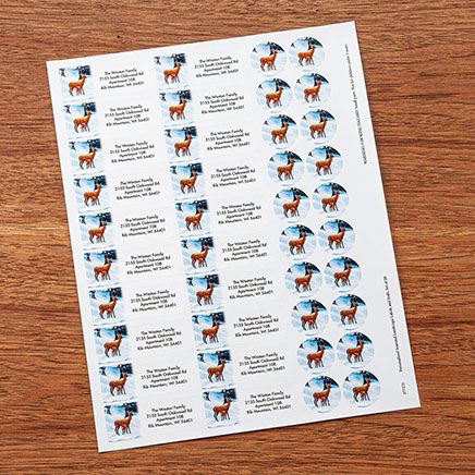 Personalized Holy Night Labels and Seals, Set of 20-377361