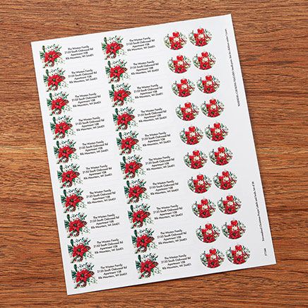 Personalized Christmas Prayer Labels and Seals, Set of 20-377366
