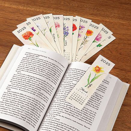 Flower of the Month Bookmarks, Set of 12-377368