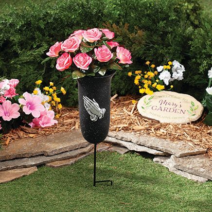 Praying Hands Memorial Vase by Fox River™ Creations-377428