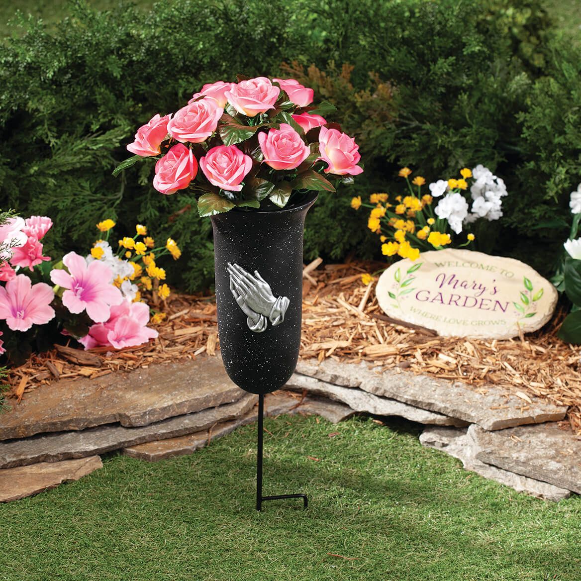 Praying Hands Memorial Vase by Fox River™ Creations + '-' + 377428