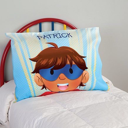 Personalized Superhero Boy Pillowcase-377439