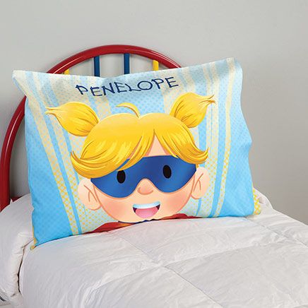 Personalized Superhero Girl Pillowcase-377440