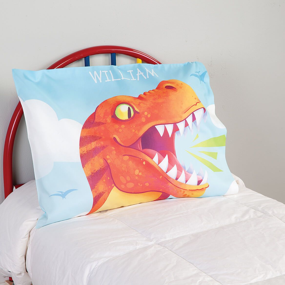 Personalized Dinosaur Pillowcase + '-' + 377441