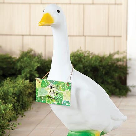 Personalized Leaves Goose Sign-377474