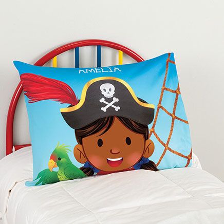 Personalized Girl Pirate Pillowcase-377710