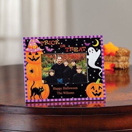 View product details for Personalized Trick or Treat Halloween Frame