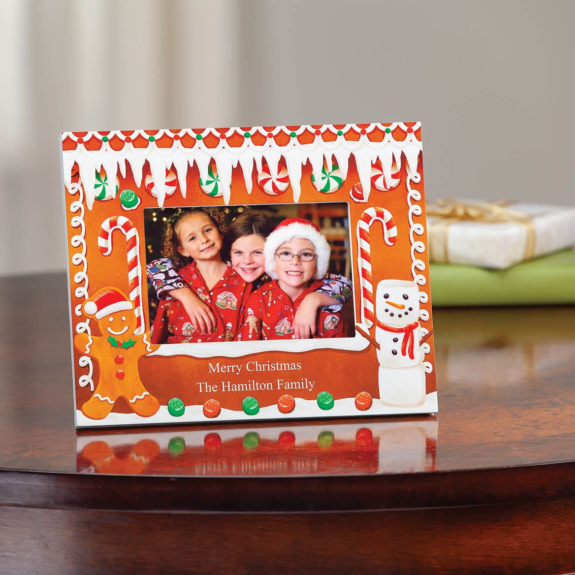 Personalized Gingerbread Frame