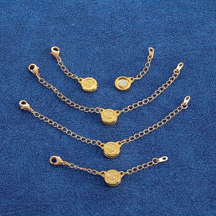 Locking Magnetic Jewelry Clasps with Extensions, Set of 4-377872