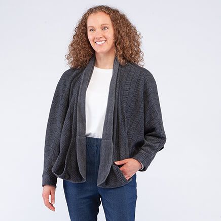 35 Degrees Below Chill Chaser Cuffed Shawl, Print-377876