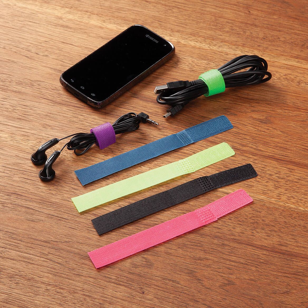 Hook-and-Loop Cable Straps, Set of 6 + '-' + 377916