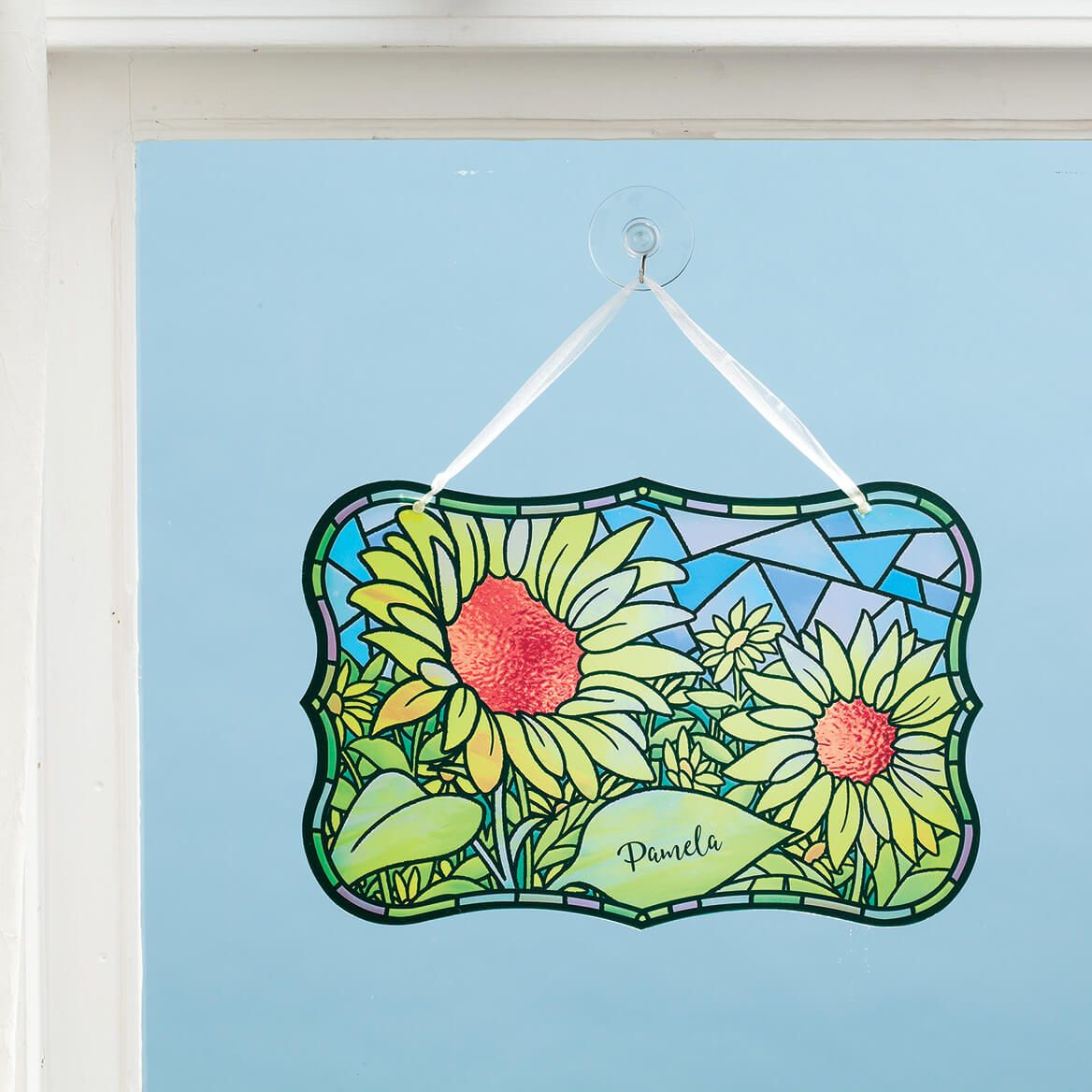 Personalized Sunflower Acrylic Suncatcher + '-' + 377949