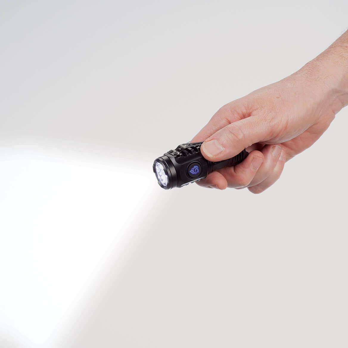 Rechargeable Pocket Tactical Flashlight By LivingSURE™ + '-' + 377959