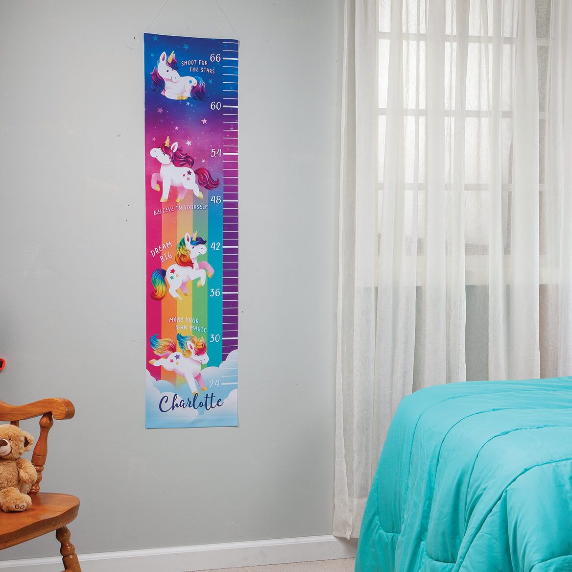 Personalized Unicorns Growth Chart + '-' + 377983
