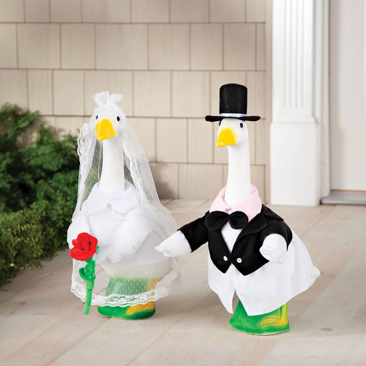 Wedding Couple Large Goose Outfits by Gaggleville® + '-' + 377986