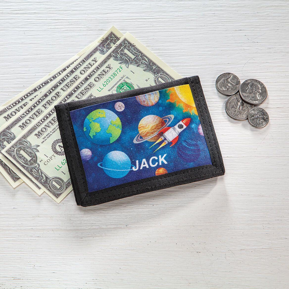 Personalized Space Kid's Wallet + '-' + 378003