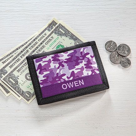 Personalized Camouflage Kid's Wallet-378006