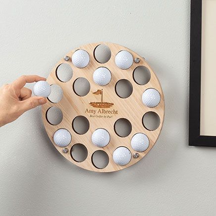 Personalized Engraved Golf Flag Ball Holder-378040