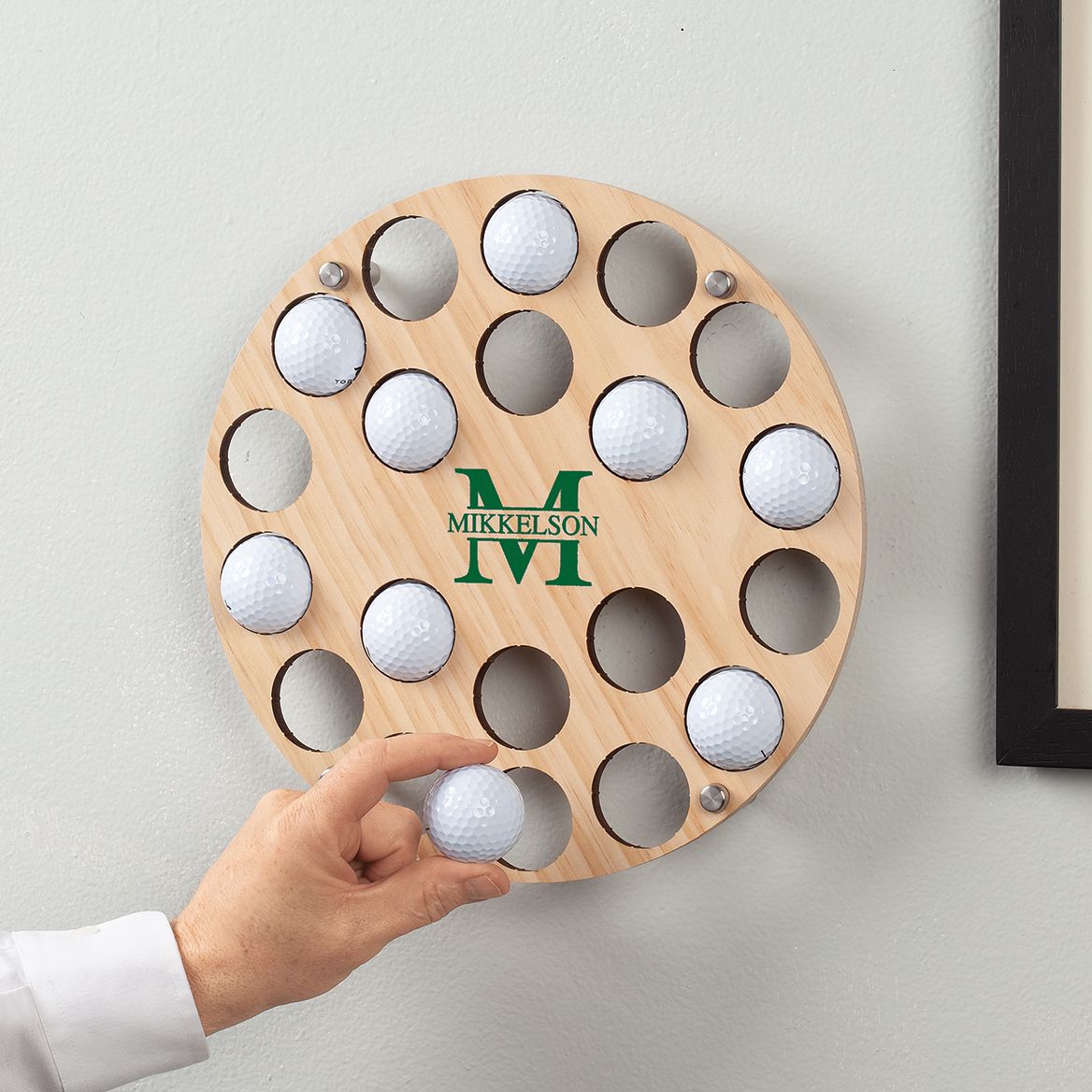 Personalized Printed Initial Golf Ball Holder + '-' + 378045