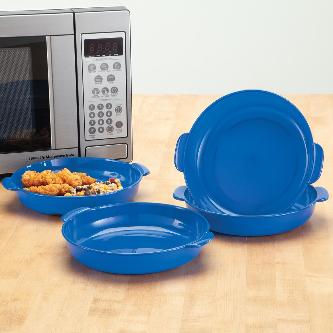 Microwave Plates by Chef's Pride™, Set of 4 + '-' + 378075