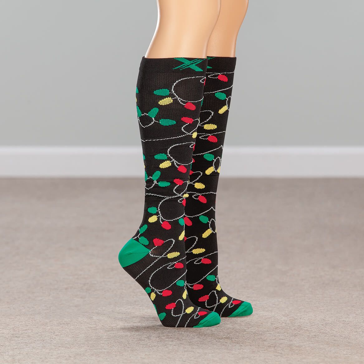 Holiday Knee-High Compression Socks + '-' + 378110