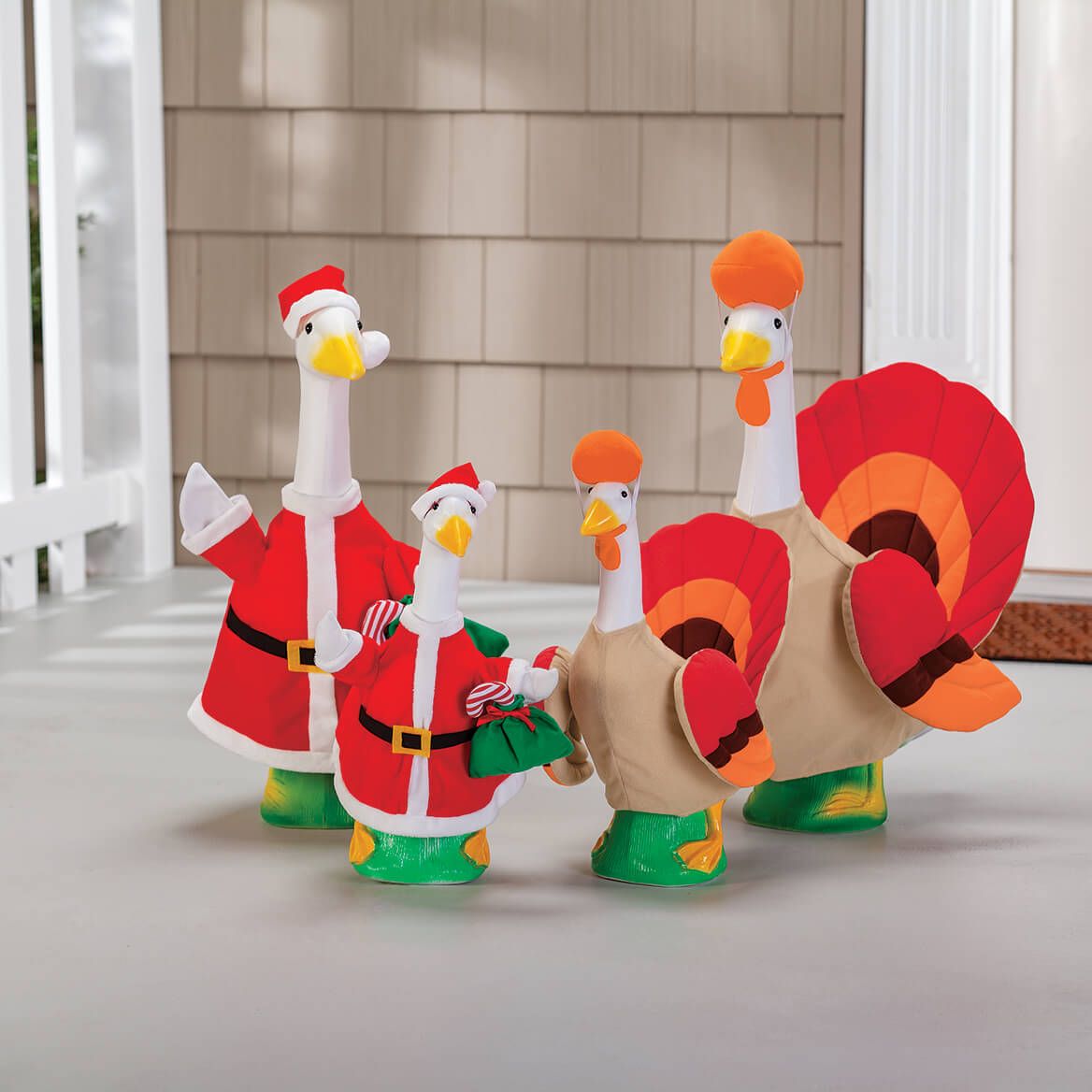 Santa and Turkey Goose, Baby and Outfits Bundle by Gaggleville® + '-' + 378179