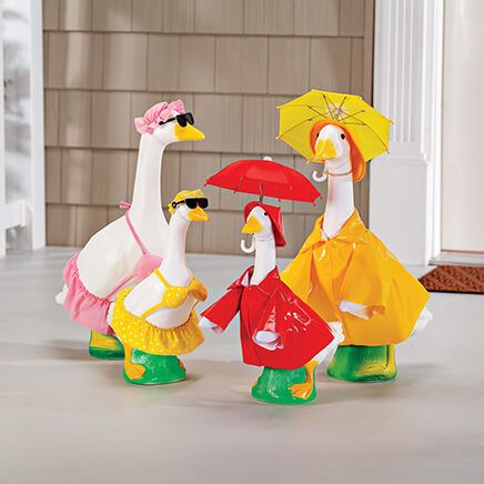 Bikini and Raincoat Goose, Baby and Outfits Bundle by Gaggleville®-378180