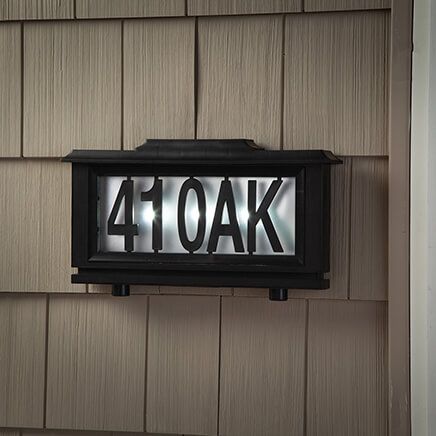 Solar Address Sign-378192