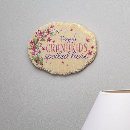 Personalized Grandkids Spoiled Here Garden Stone-378203