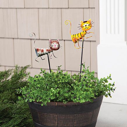View product details for Metal Animal Stakes by Fox River™ Creations, Set of 2