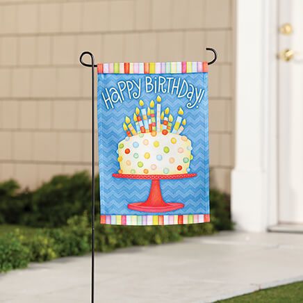 Happy Birthday Garden Flag by Fox River™ Creations-378257