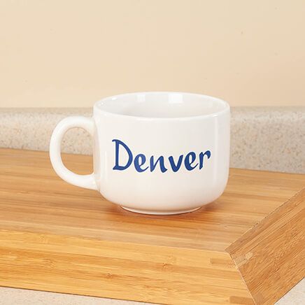 Personalized Block Soup Mug, 22 oz.-378304