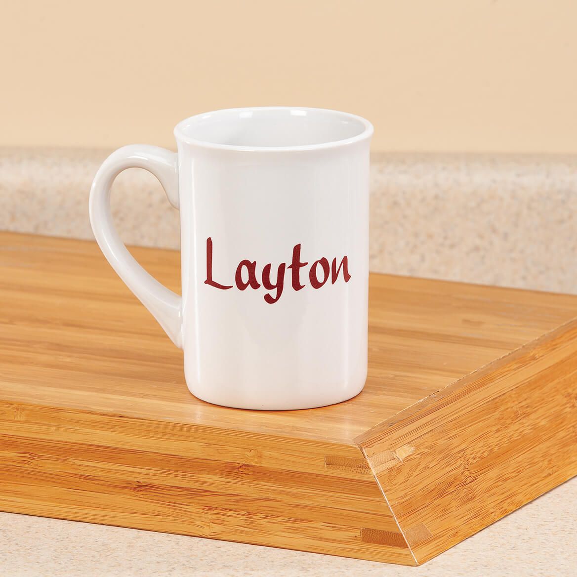 Personalized Block Latte Mug, 14 oz. + '-' + 378305