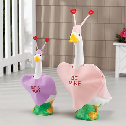 Conversation Heart Duo Goose, Baby and Outfits by Gaggleville®-378361