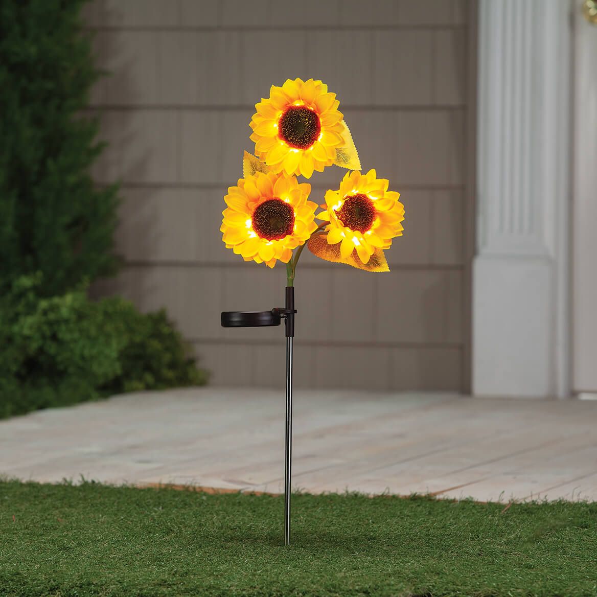 Solar Sunflower Stake by Fox River™ Creations