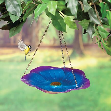 Hanging Flower Bird Bath by Fox River™ Creations-378371