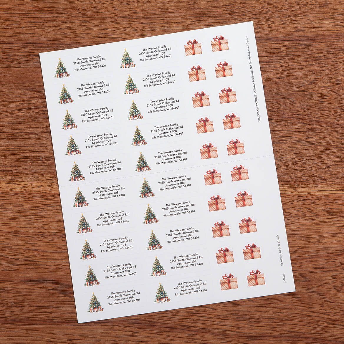 Personalized Jolly Surprises Address Labels & Seals, Set of 20 + '-' + 378450