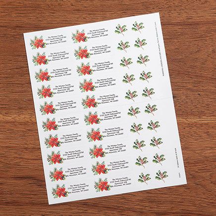 Personalized Christmas Garden Labels & Seals, Set of 20-378451