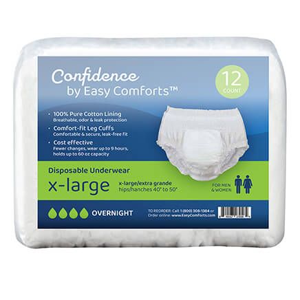 Confidence by Easy Comforts™ Absorbent Underwear, Package-378500