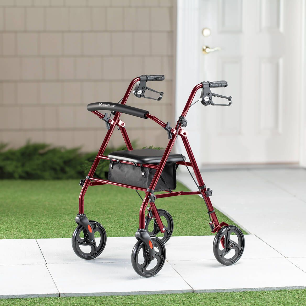 Durable Steel Rollator by LivingSURE™ + '-' + 378539