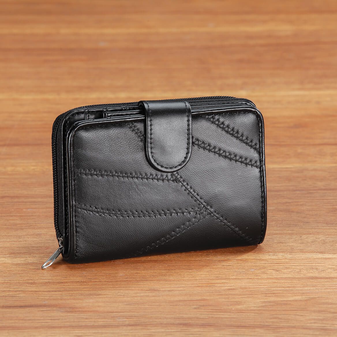Women's Patch Leather Multi-Pocket Wallet + '-' + 378556