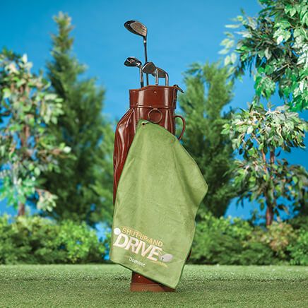 Personalized Shut Up and Drive Golf Towel-378679