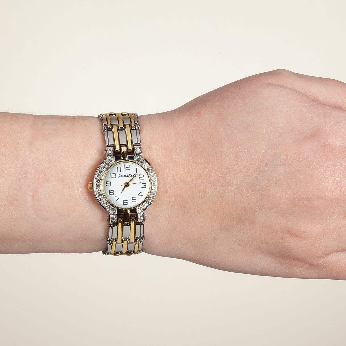 JaxsonCade™ Two-Tone Crystal Watch + '-' + 378704